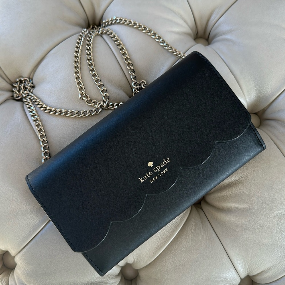 🌸♠️ New Kate Spade Crossbody Purse/Clutch Black 🌸♠️